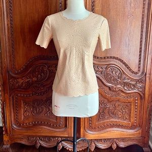 NWT BCBGMAXAZRIA ‘Tulum’ Top (Cream, Size XXS)